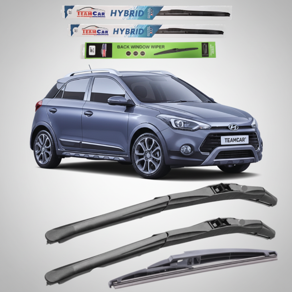 Ștergătoare Hyundai i20 Active (2016–2018) Hibrid | Set Complet – TeamCar®