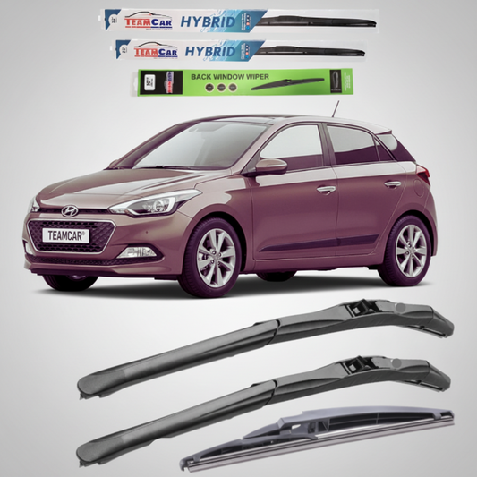 Ștergătoare Hyundai i20 GB (2014–2018) Hibrid | Set Complet – TeamCar®