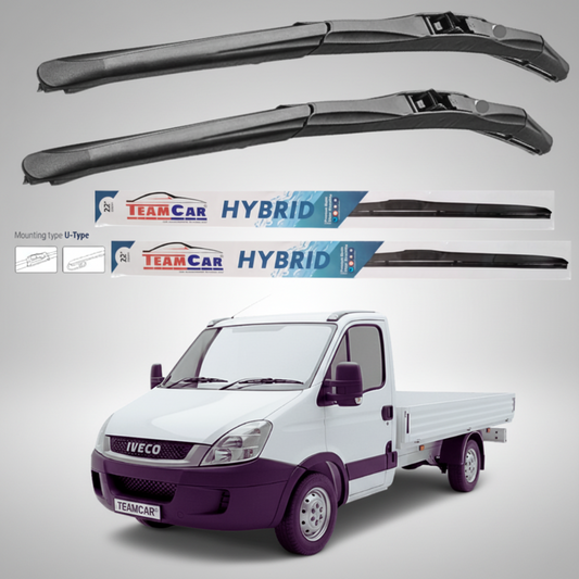 Ștergătoare IVECO Daily Basculantă (2006–2009) Hibrid | Set față – TeamCar®