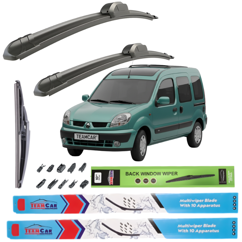 Scheibenwischer Renault Kangoo I Facelift (2003–2008) TeamCar® – Komplettset | Universal
