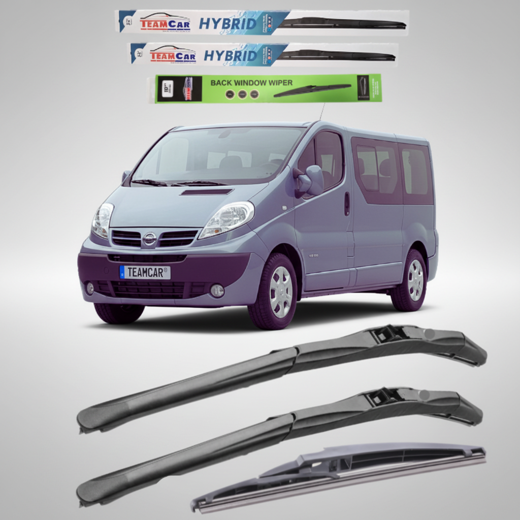 Ștergătoare Nissan Primastar X83 Bus L2H1 (2006–2014) Hibrid | Set Complet – TeamCar®