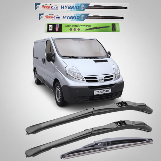 Ștergătoare Nissan Primastar VAN (2006–2014) Hibrid | Set Complet – TeamCar®