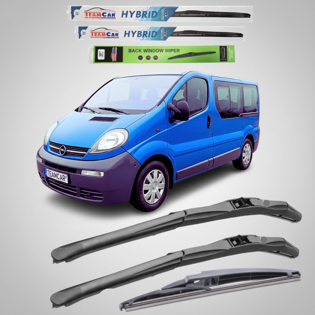 Ștergătoare Opel Vivaro Bus L1H1 (2001–2006) Hibrid | Set Complet – TeamCar®