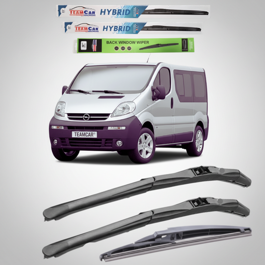 Ștergătoare Opel Vivaro Bus L2H1 (2001–2006) Hibrid | Set Complet – TeamCar®