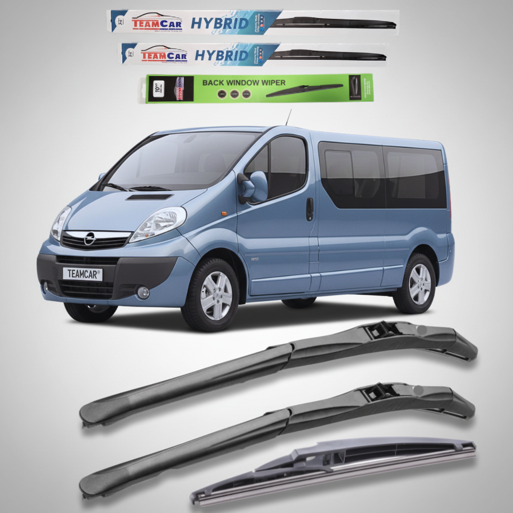 Ștergătoare Opel Vivaro Bus L2H1 (2006–2014) Hibrid | Set Complet – TeamCar®
