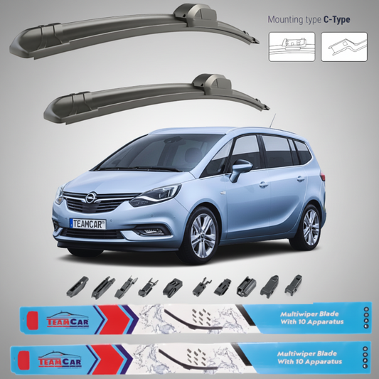 Ștergătoare Opel Zafira C Tourer Facelift (2016–2019) Flat | Set Față – TeamCar®