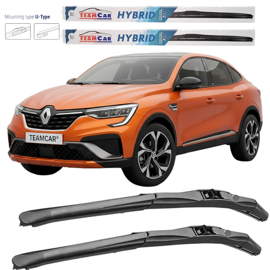 set complet de ștergătoare hibrid pentru Renault Arkana (2021–2024)