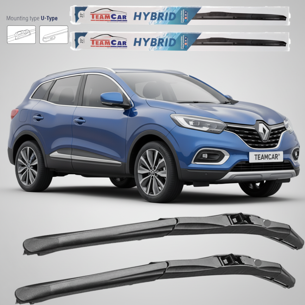 set de ștergătoare față hibrid pentru Renault Kadjar (2015–2017)