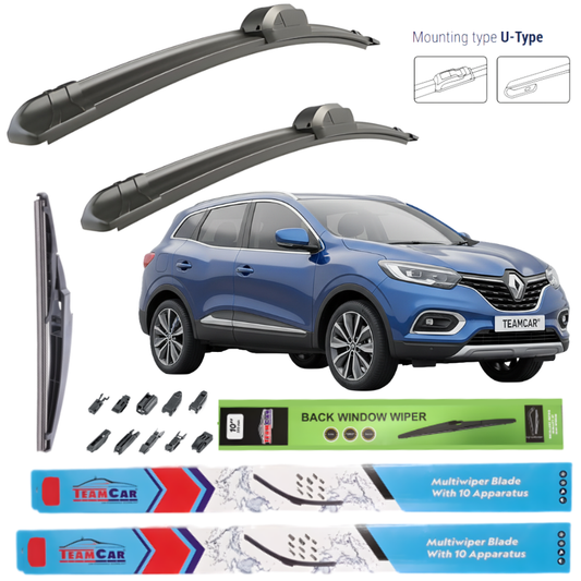 set complet de ștergătoare față spate pentru Renault Kadjar (2015–2017)
