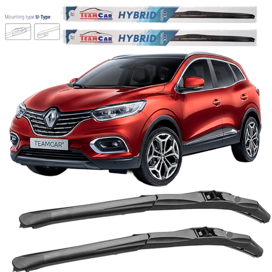 Ștergătoare Renault Kadjar Facelift (2018–2024) TeamCar® – Hibrid | Set față