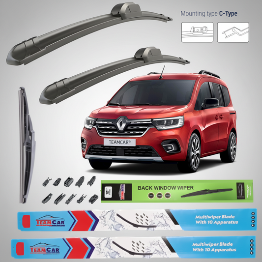 Ștergătoare Renault Kangoo III (2021–2024) TeamCar® – Set Complet