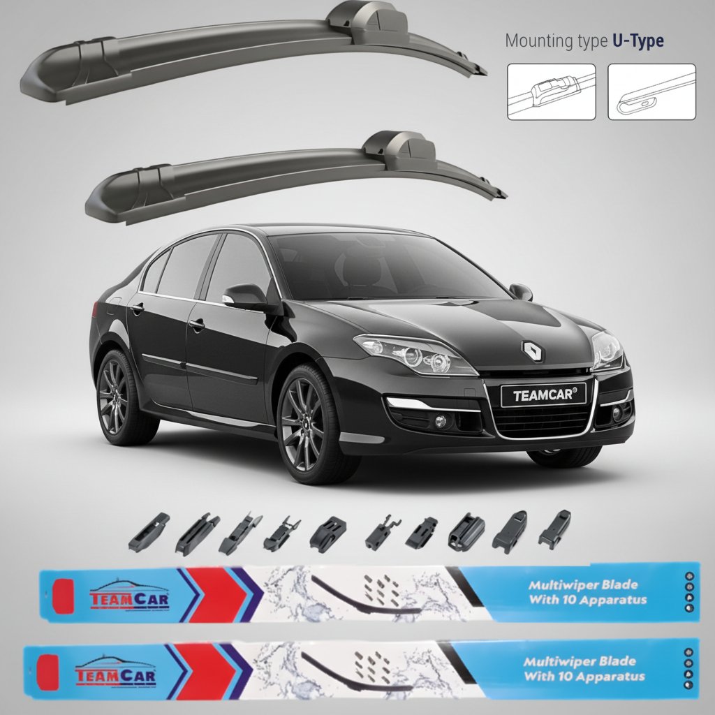 Ștergătoare Renault Laguna III Facelift (2011–2015) TeamCar® – Set față