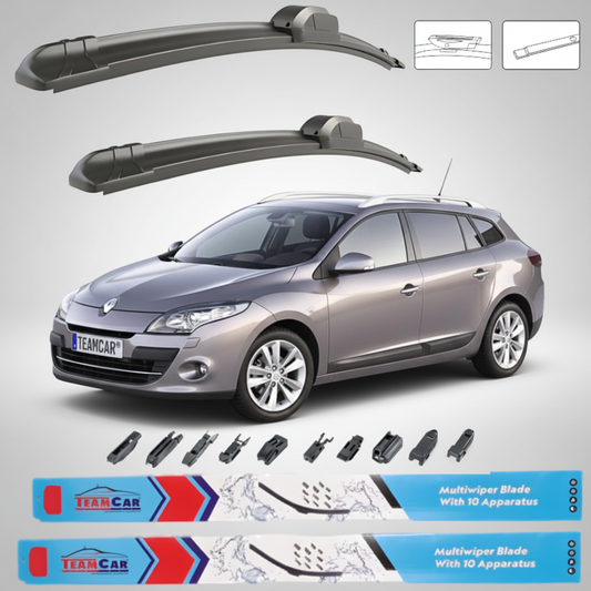 Ștergătoare Renault Megane III Estate (2008–2012) TeamCar® – Set față