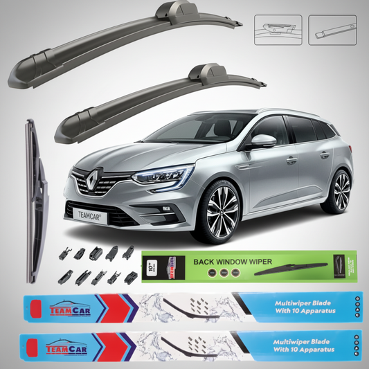 Ștergătoare Renault Megane IV Estate Facelift (2020–2024) TeamCar® – Set Complet