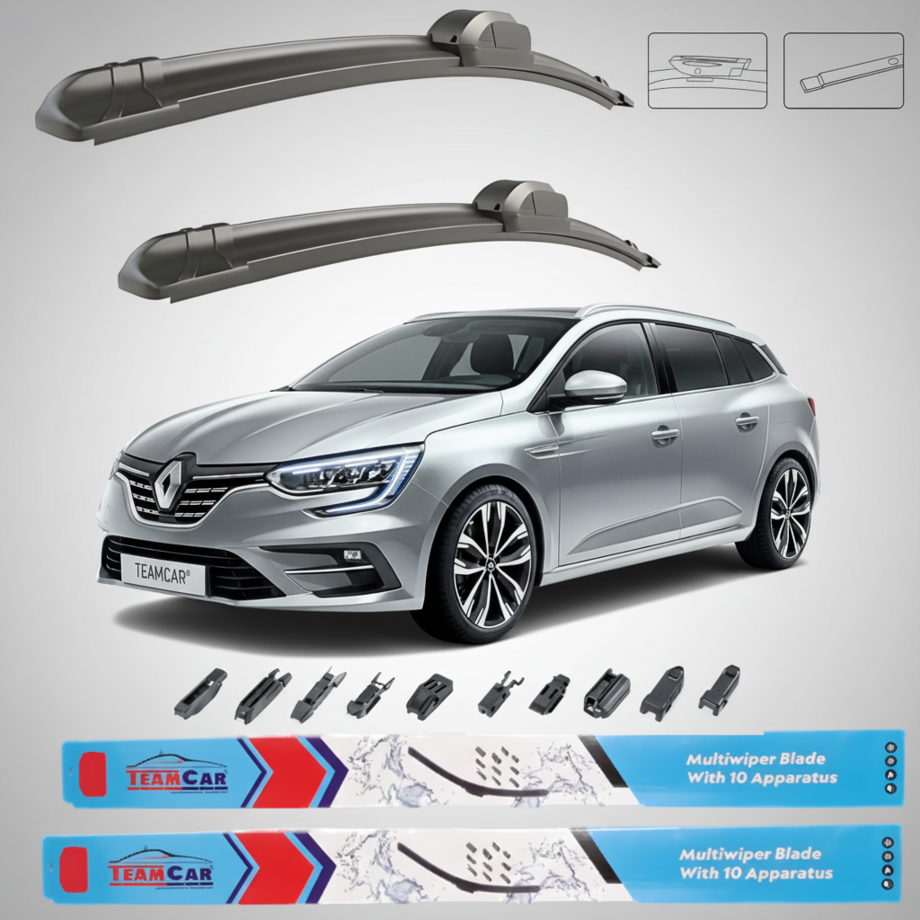 Ștergătoare Renault Megane IV Estate Facelift (2020–2024) TeamCar® – Set față