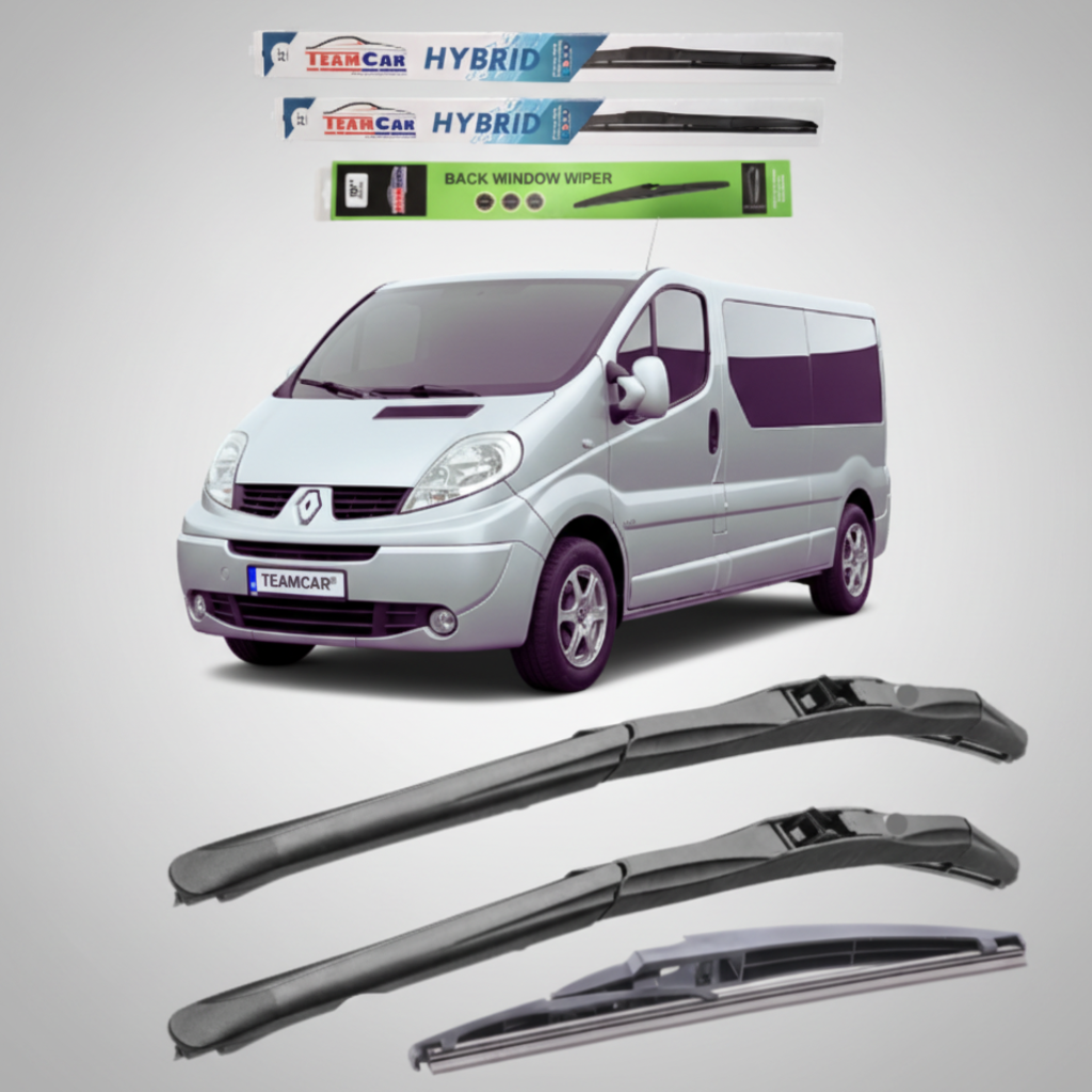 Ștergătoare Renault Trafic II JL Bus L2H1 (2006–2014) Hibrid | Set Complet – TeamCar®