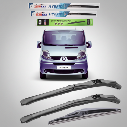 Ștergătoare Renault Trafic II VAN (2006–2014) Hibrid | Set Complet – TeamCar®