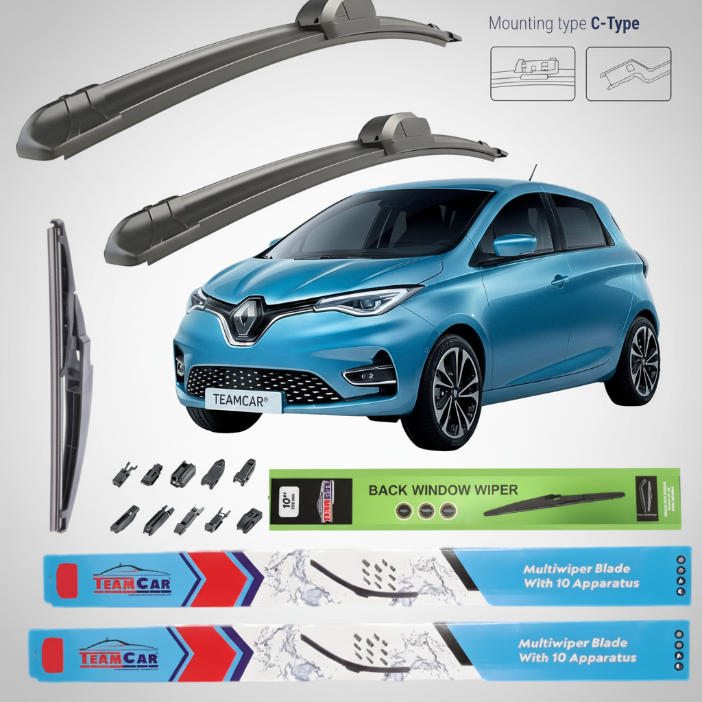 Ștergătoare Renault Zoe TeamCar® – Set Complet
