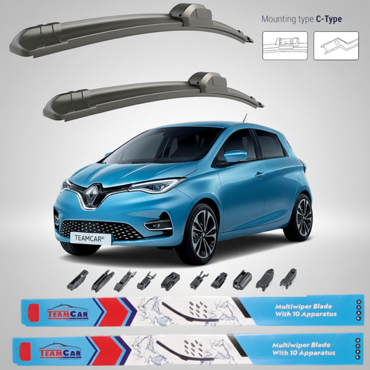 Ștergătoare Renault Zoe Facelift (2019–2024) TeamCar® – Set față