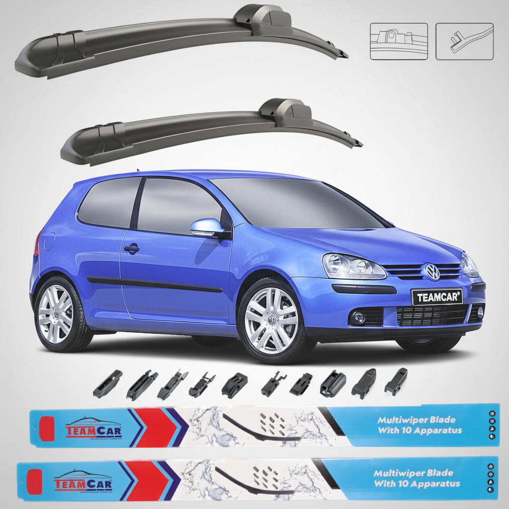 Ștergătoare Volkswagen Golf V 3 uși (2003–2005) TeamCar® – Set față