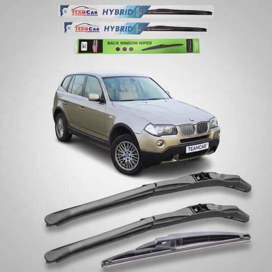 Ștergătoare BMW X3 E83 (2003–2006) Pre-Facelift Hibrid | Set Complet – TeamCar®
