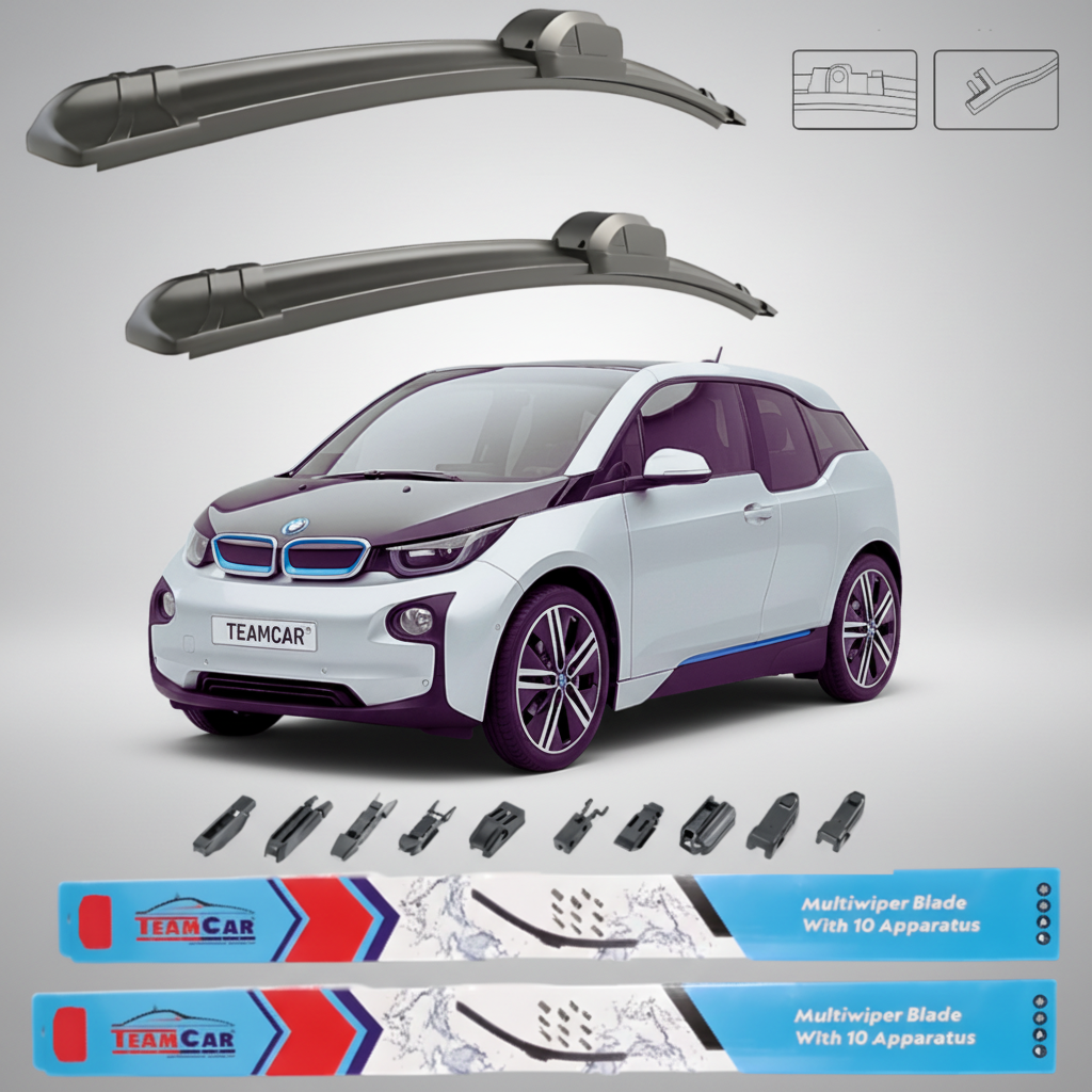 Ștergătoare BMW i3 (2013–2017) Flat | Set față – TeamCar®