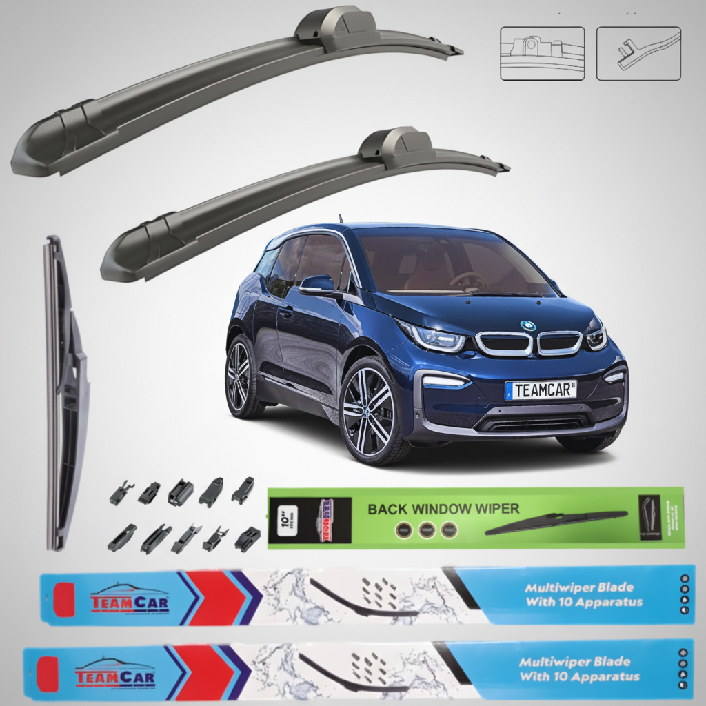 Ștergătoare BMW i3 Facelift (2017–2022) Flat | Set Complet – TeamCar®