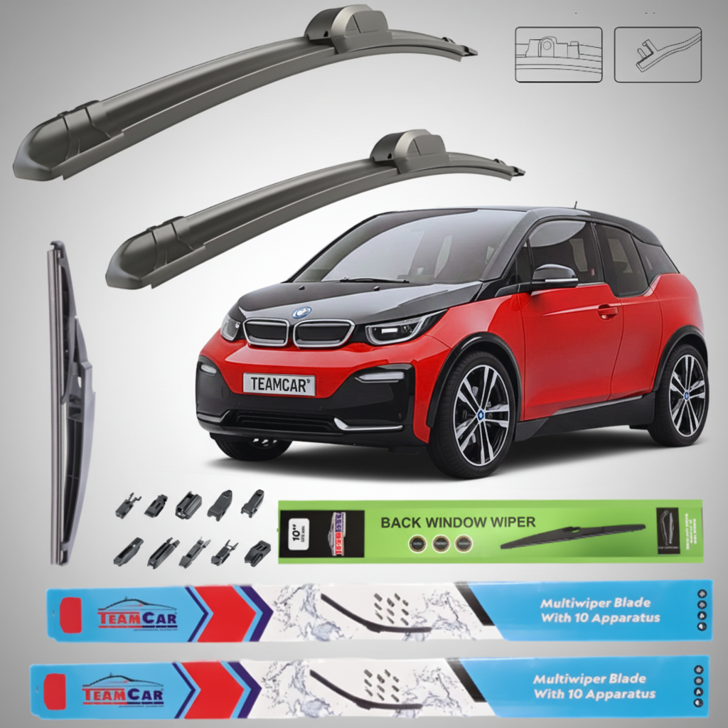 Ștergătoare BMW i3s (2017–2022) Flat | Set Complet – TeamCar®