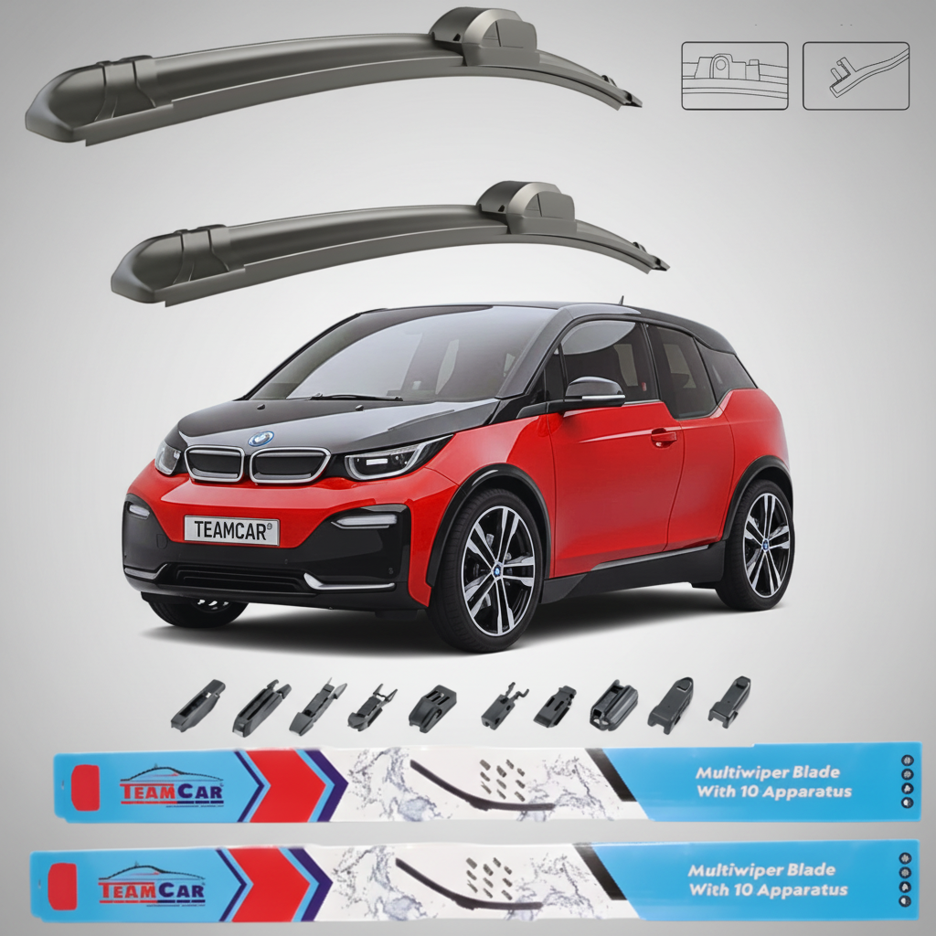 Ștergătoare BMW i3s (2017–2022) Flat | Set față – TeamCar®