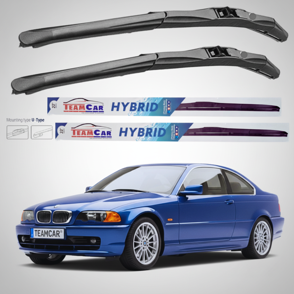 Ștergătoare BMW Seria 3 E46 Coupe (1999–2006) Hibrid | Set Față – TeamCar®