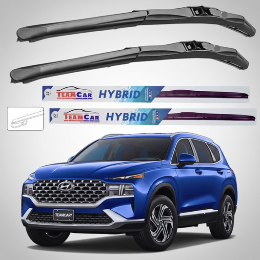 Ștergătoare Hyundai Santa Fe TMA (2020–2023) Hibrid | Set Față – TeamCar®