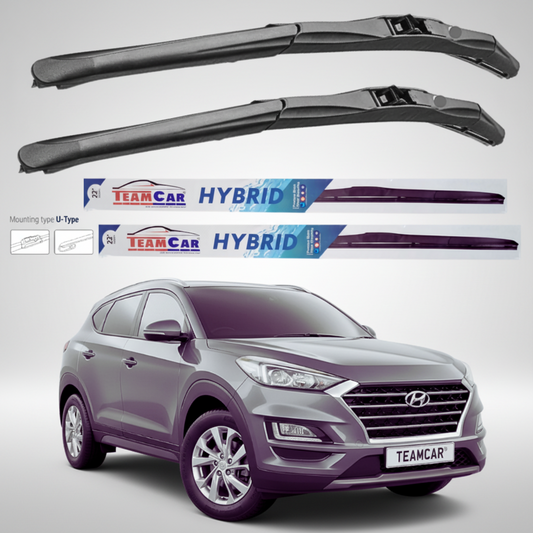 Ștergătoare Hyundai Tucson III TL Facelift (2018–2020) Hibrid | Set Față – TeamCar®