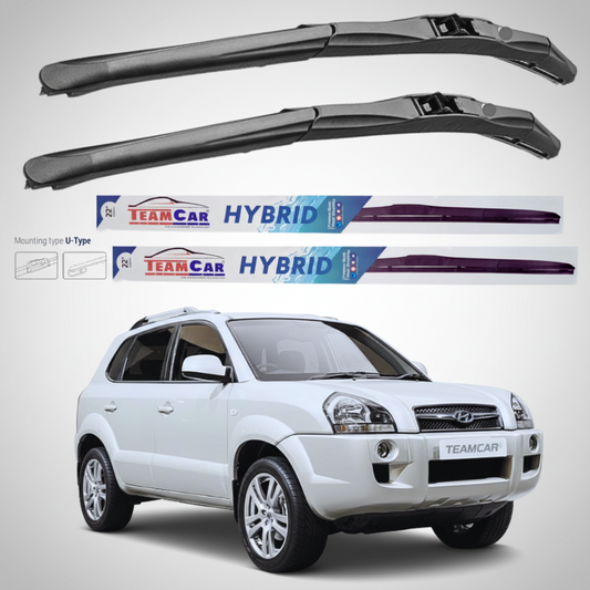 Ștergătoare Hyundai Tucson (2004–2010) Hibrid | Set Față – TeamCar®