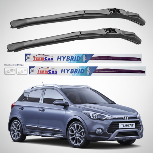 Ștergătoare Hyundai i20 Active (2016–2018) Hibrid | Set Față – TeamCar®