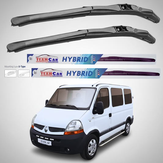 Ștergătoare Renault Master Combi L1H1 (2006–2010) Hibrid | Set față – TeamCar®