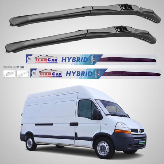 Ștergătoare Renault Master Furgon L3H3 (2006–2010) Hibrid | Set față – TeamCar®