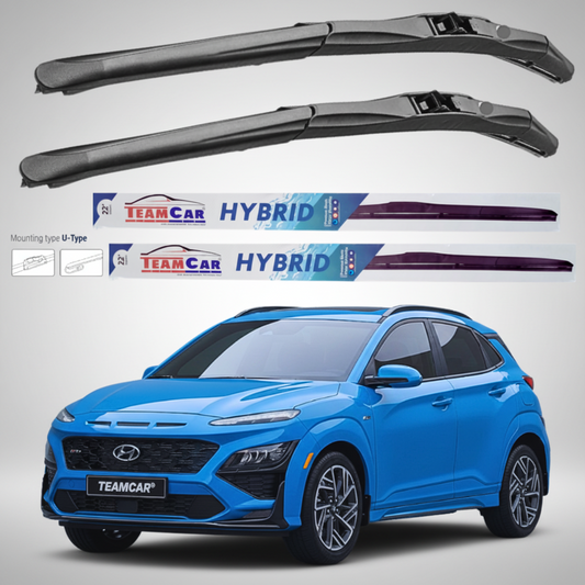 Ștergătoare Hyundai Kona (2020–2023) Hibrid | Set Față – TeamCar®