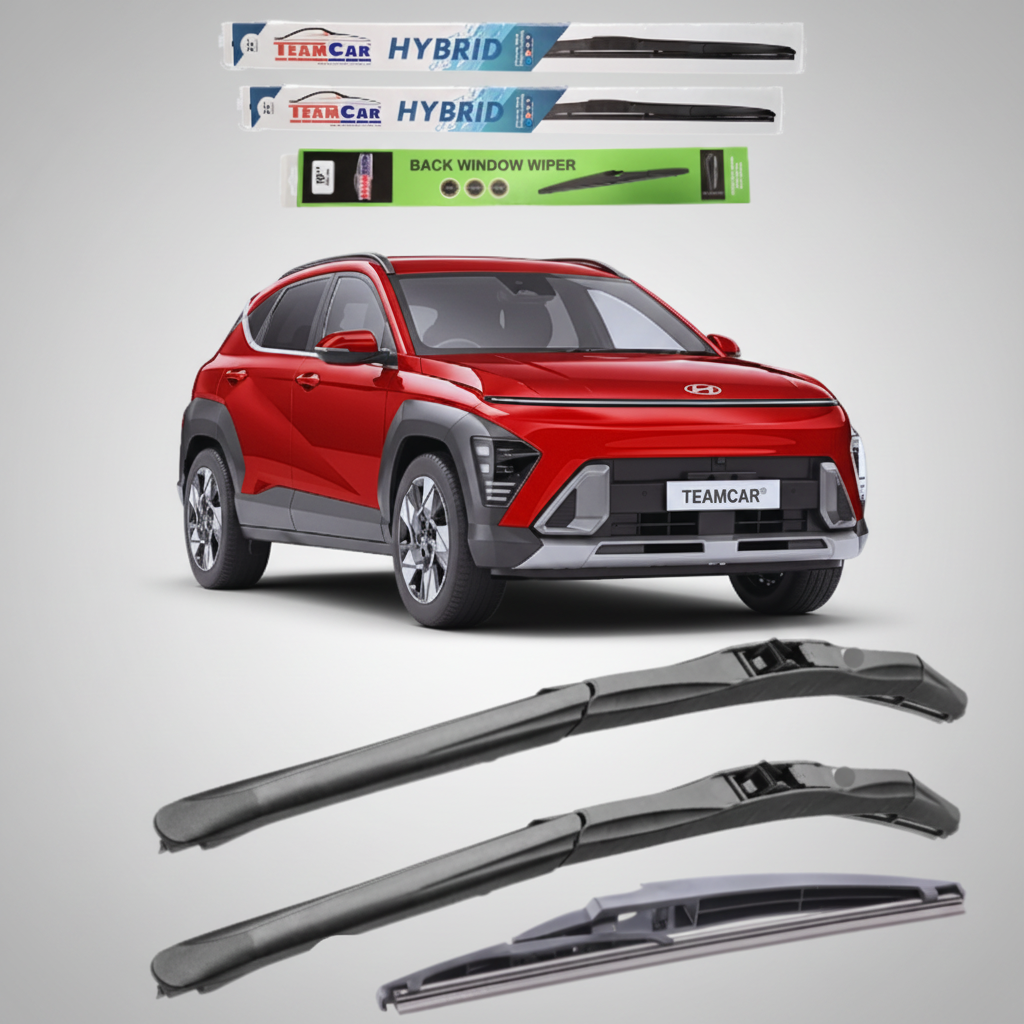 Ștergătoare Hyundai Kona (2023–2026) Hibrid | Set Complet – TeamCar®