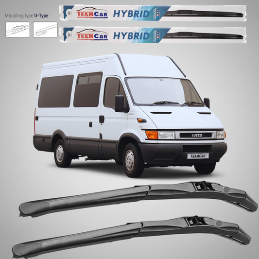 Ștergătoare IVECO Daily MK3 Minibus (1999–2004) Hibrid | Set față – TeamCar®