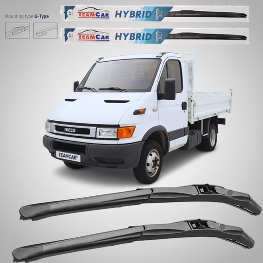 Ștergătoare IVECO Daily MK3 Basculantă (1999–2004) Hibrid | Set față – TeamCar®