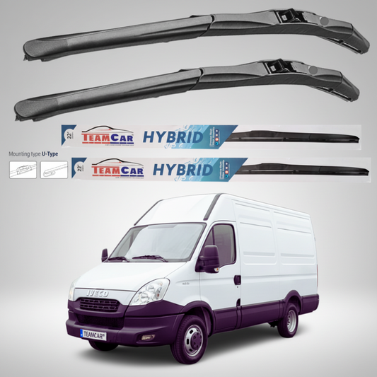 Ștergătoare IVECO Daily Van (2009–2014) Hibrid | Set față – TeamCar®