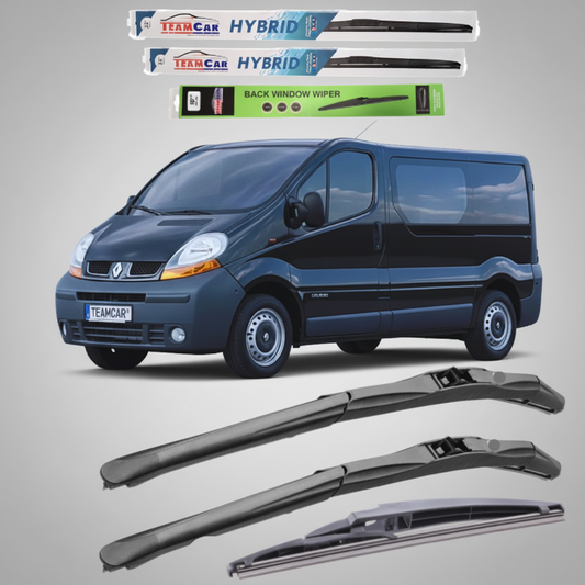 Ștergătoare Renault Trafic II JL Bus L2H1 (2001–2006) Hibrid | Set Complet – TeamCar®