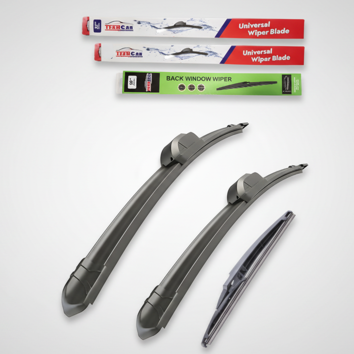Car wiper blades with packaging