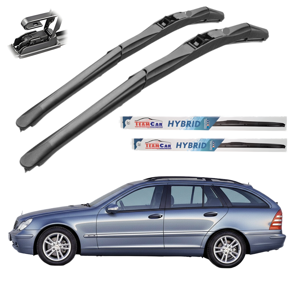 Ștergătoare TeamCar® Mercedes-Benz S203 Break 2001–06/2003 – Set față Hybrid