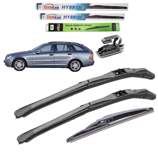 Ștergătoare TeamCar® Mercedes-Benz S203 Break 07/2003–2007 – Set Complet Hybrid