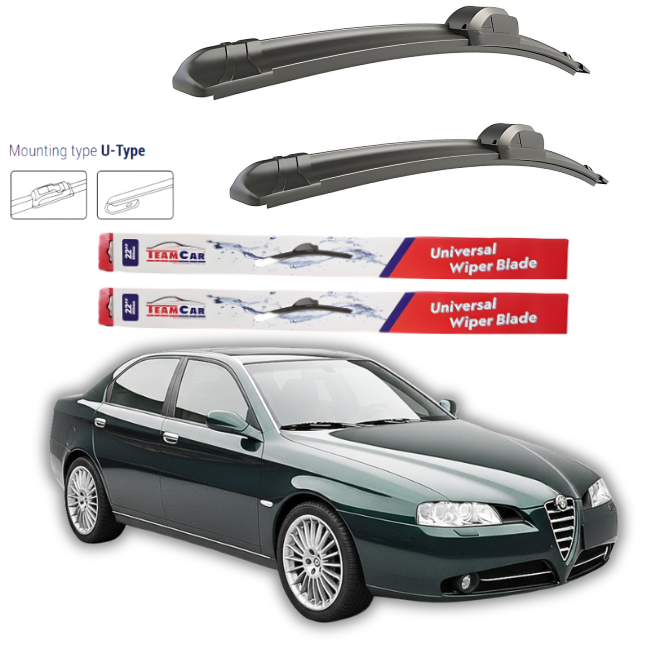 Wipers Alfa Romeo 166 (936) SEDAN 1998-2007 – Front Set