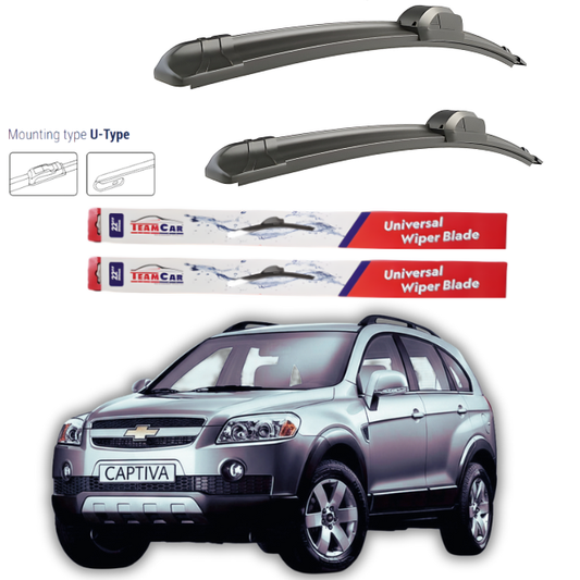 Wipers Chevrolet Captiva (C100,140) 2006-2011 – Flat front set