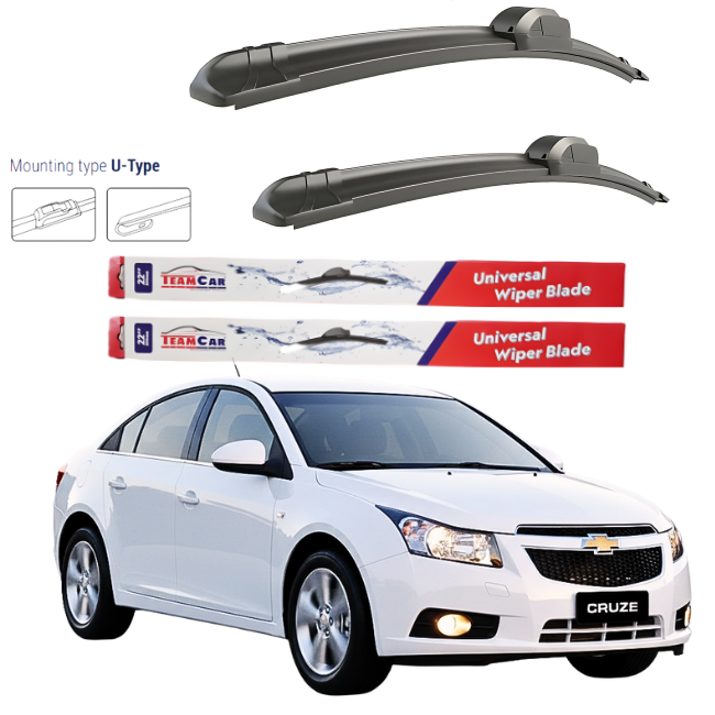 Wipers Chevrolet Cruze (J300) SEDAN 2009- 2014 – Front Flat Set