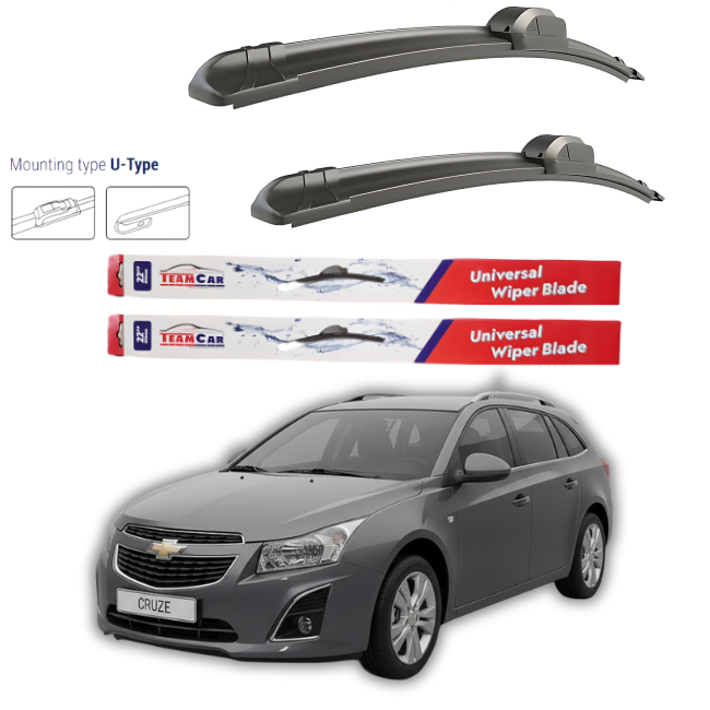 Wipers Chevrolet Cruze SW (J308) 2012–2016 – Front Flat Set