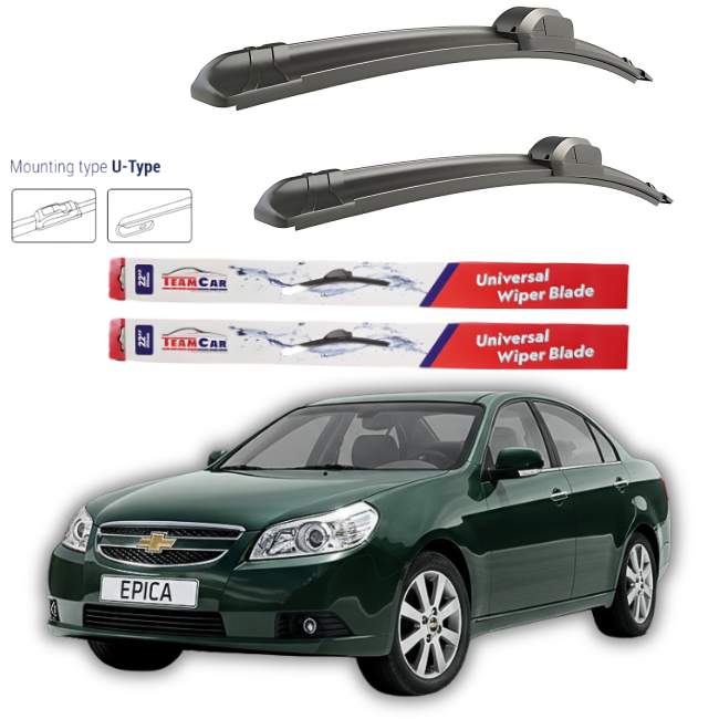 Scheibenwischer Chevrolet Epica (KL1) 2006-2011 – Flachfront-Set